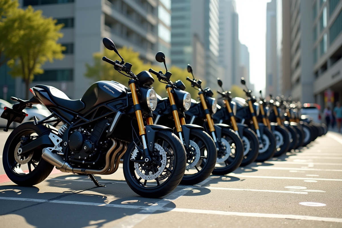 Stationnement moto : les meilleurs emplacements et règles à connaître