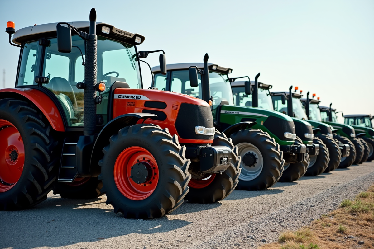 Ligne de tracteurs d
